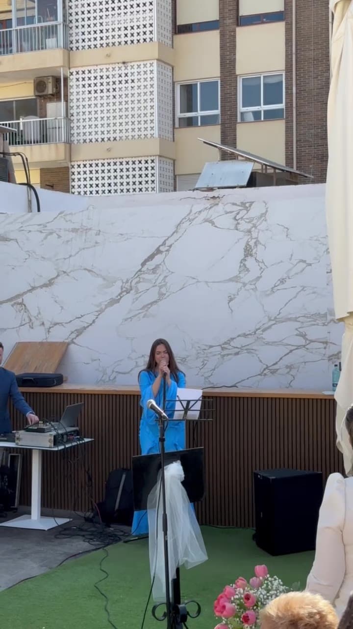 Ceremonia al aire libre