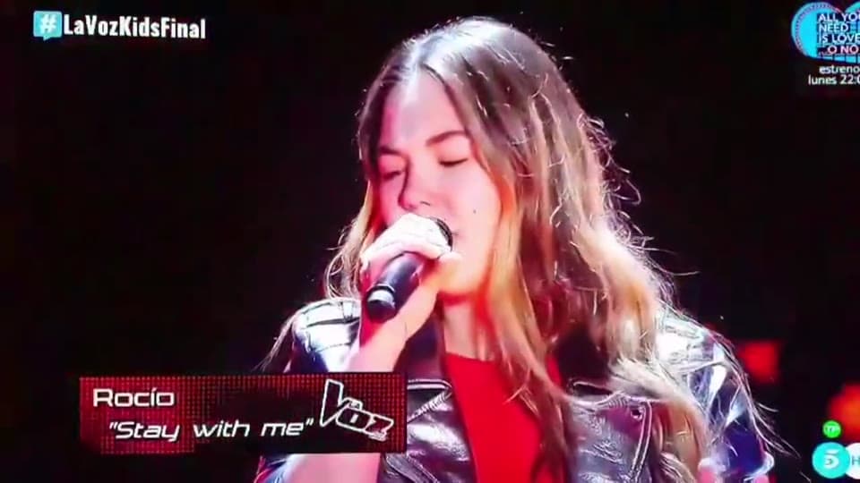Rocío Hernández en La Voz Kids · Final · Stay With Me